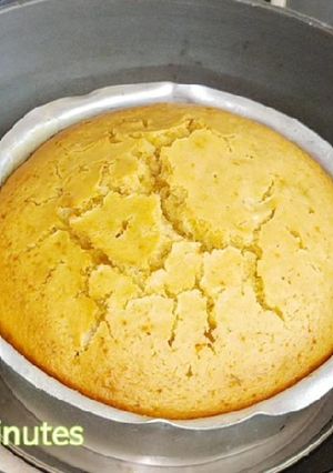 A picture of Aata wheat cake in kadai no sugar.