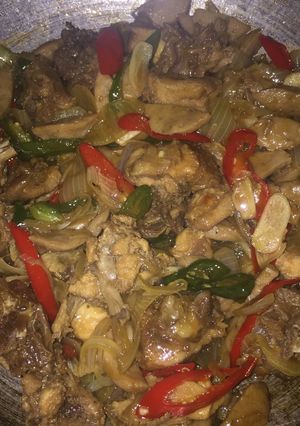 Foto resep Ayam & bakso teriyaki