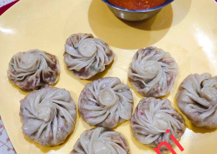 Simple Way to Prepare Momos or dumplings in 32 Minutes for Mom