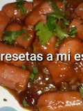 Salchichas botaneras fácil de preparar