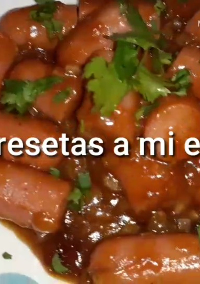 Una foto de Salchichas botaneras fácil de preparar
