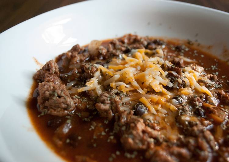 Taco Soup with Pizza Sauce