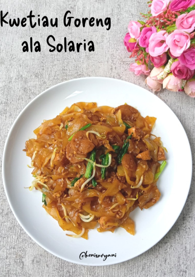 Foto resep 597. Kwetiau Goreng ala Solaria