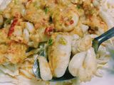 ไข่ปลาหมึกทอดราดน้ำจิ้มซีฟู้ดสุดแซ่บ 🌶