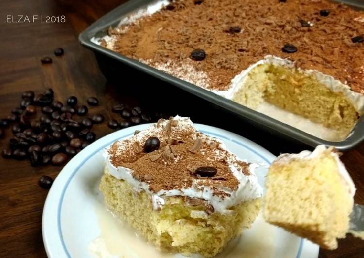 Coffee Tres Leches Cake (Kue Mandi Susu)