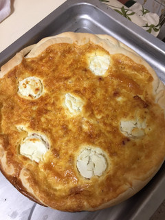 Foto principal de Quiche de queso de Cabra y bacon