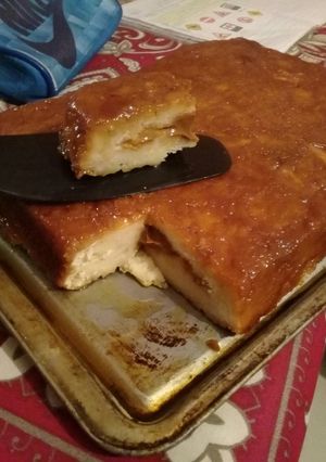 Una foto de Budín de pan