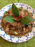 Dry Green Curry Chicken Stir-Fry