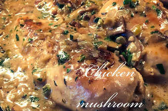 Resep Chicken mushroom scallopini (ayam masak scallopini) Yang Enak Banget