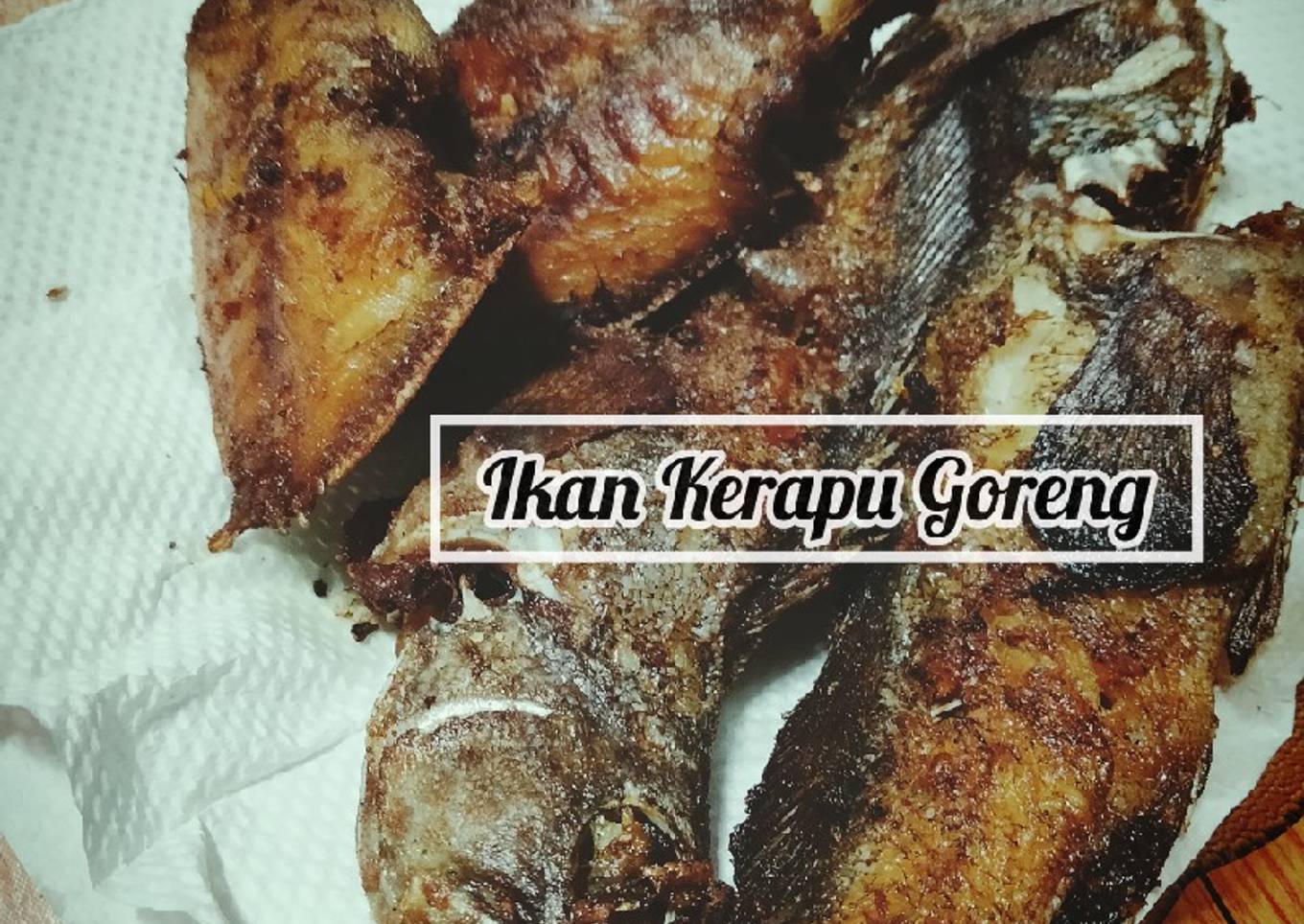 Ikan Kerapu Laut Goreng