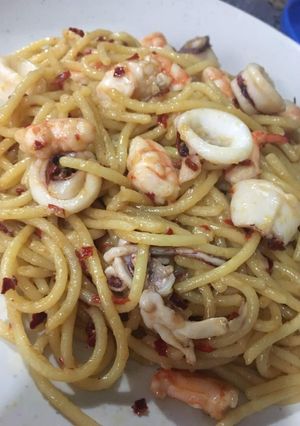 Foto resep Spaghetti Aglio Olio