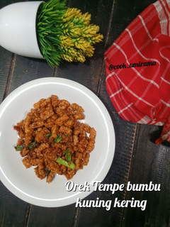 Foto resep Orek Tempe Bumbu Kuning kering