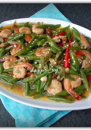 Foto resep Tumis BUNCIS UDANG saos tiram