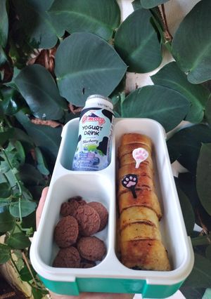 Foto resep Banana bread rolll