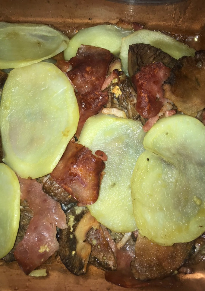 Una foto de Hongos al horno