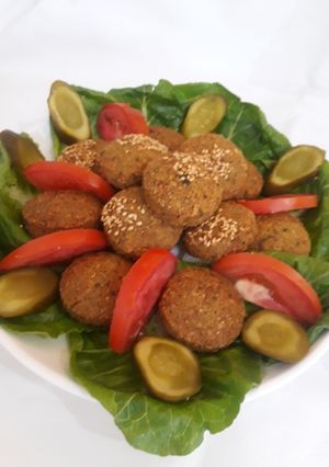 صورة لوصفة فلافل بالنكهة السورية