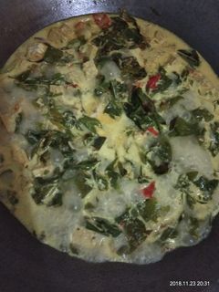 Foto resep Sayur lodeh daun melinjo muda dan tempe campur pete