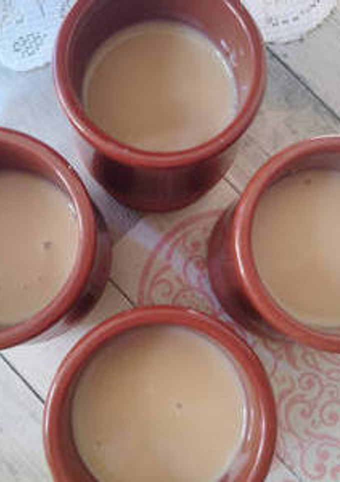 Una foto de Natillas veganas