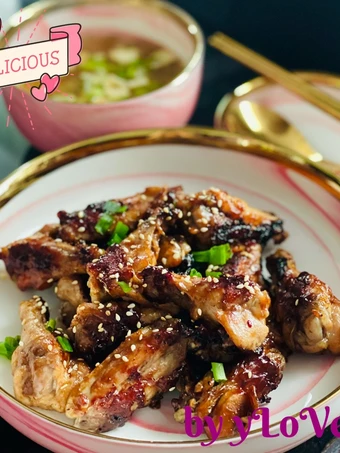 Langkah Mudah untuk Membikin Resep Yakitori Chicken Wings ala Mama Asi / yLoVeA yang  Bikin Ketagihan Anti Ribet, Mantap