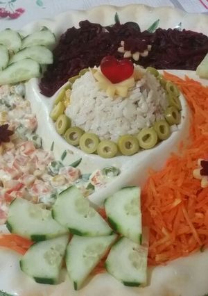 صورة لوصفة سلطة مشكلة 😍
