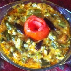 A picture of Masala Bhindi.