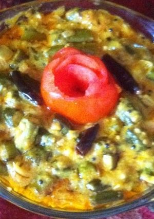 A picture of Masala Bhindi.