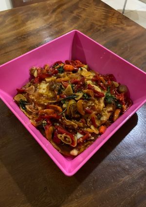 Foto resep Telur Ceplok Kecap Pedas