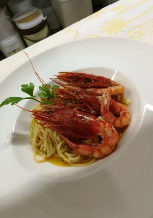 Foto di Tagliolini ai gamberi rossi di Sicilia