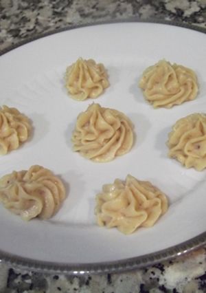 Una foto de Crema de turrón