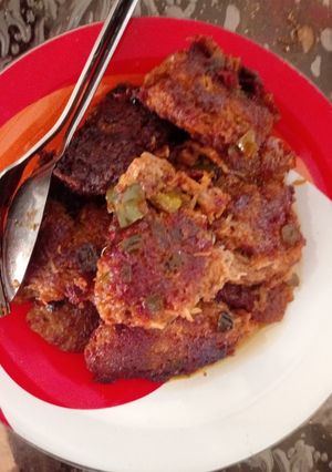 عکسی از دستور کباب شامی به روش خودم 😋😋