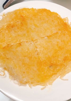 Hình của món Bún áp chảo.