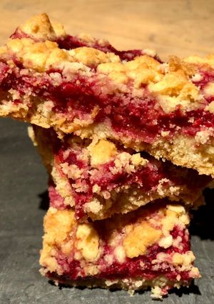 Une photo de Crumbcake aux framboises