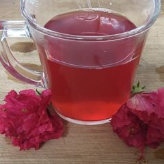 A picture of Hibiscus flowers Tea.