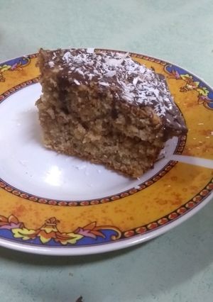 Una foto de Bizcochuelo de avena y banana 🤩🍌