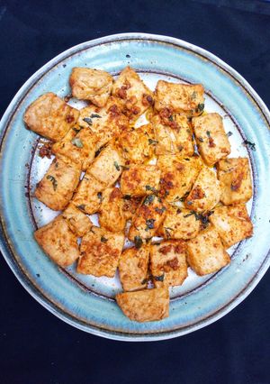 A picture of Baked awara (tofu).