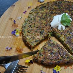 How To Make Most Delicious Aubergine Frittata A picture of How To Make Most Delicious Aubergine Frittata.