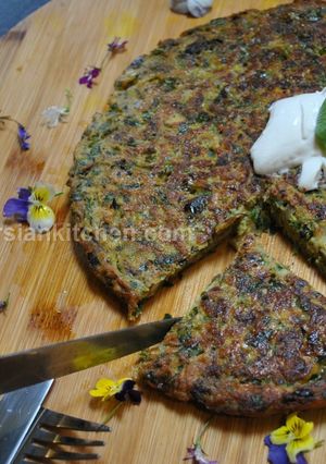 A picture of How To Make Most Delicious Aubergine Frittata.
