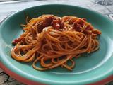 Spaguetti a la rabiatta