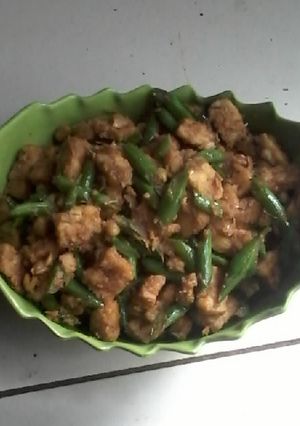 Foto resep Tempe Buncis Bumbu Serundeng
