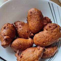 A picture of Akara with beans powder.