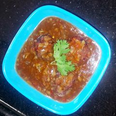 A picture of Veg Manchurian.