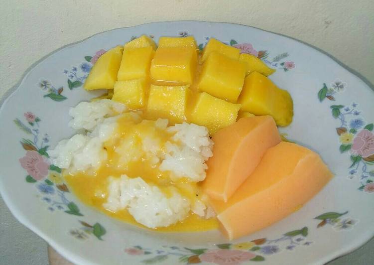 Cara Gampang Membuat Mango Sticky Rice yang Menggugah Selera