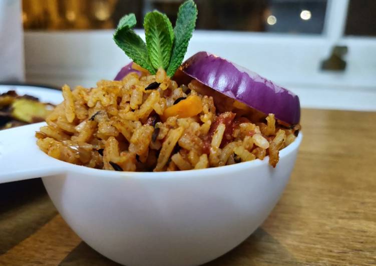 Step-by-Step Guide to Make Super Quick Homemade Carrot Tomato Rice