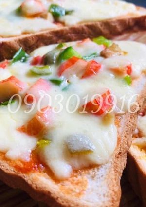 Hình của món Món cho bé : Pizza sandwich.