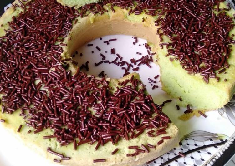 Cara Memasak Bolu panggang rasa pandan ekonomis untuk jualan