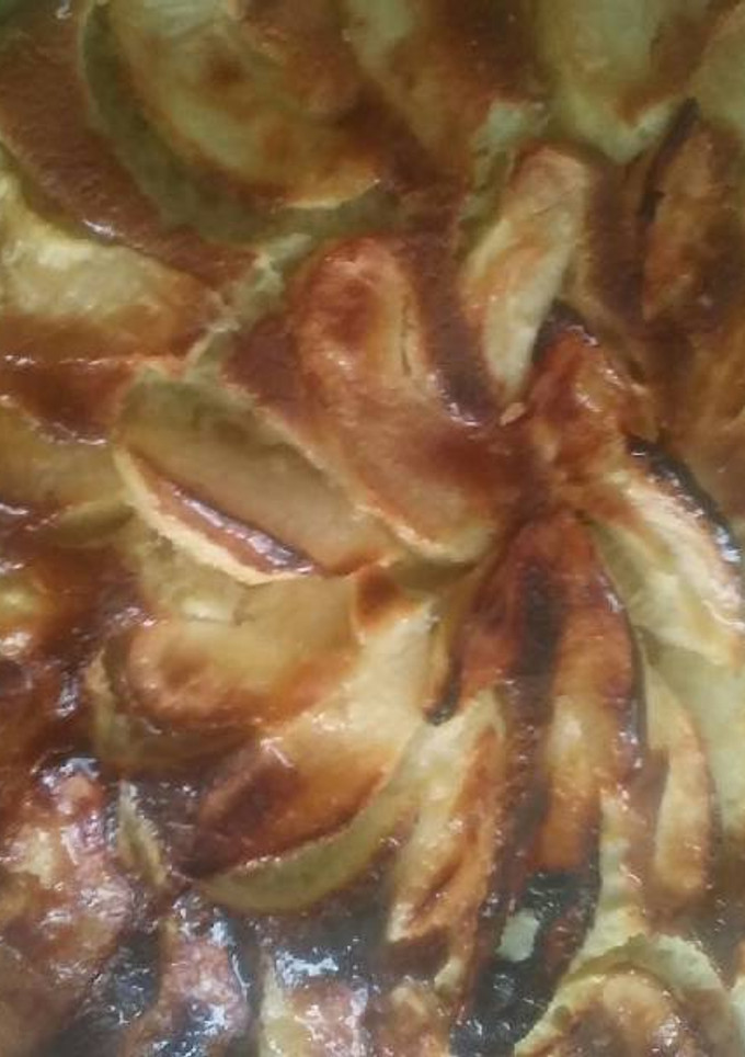 Una foto de Pastel jugoso de manzana
