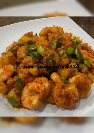 Foto resep Sambal Goreng Kentang Udang Vaname