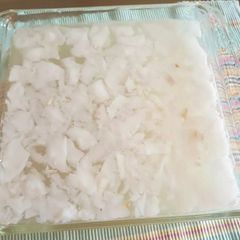 A picture of Coconut creamy halwa.