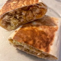 Hash-brown breakfast burrito 🌯 A picture of Hash-brown breakfast burrito 🌯.