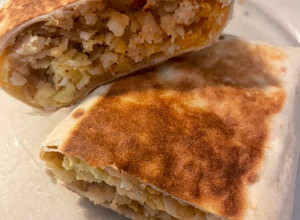 A picture of Hash-brown breakfast burrito 🌯.